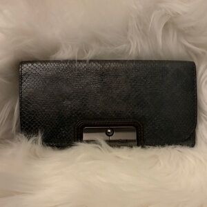 Coach Black Textured Women's Wallet